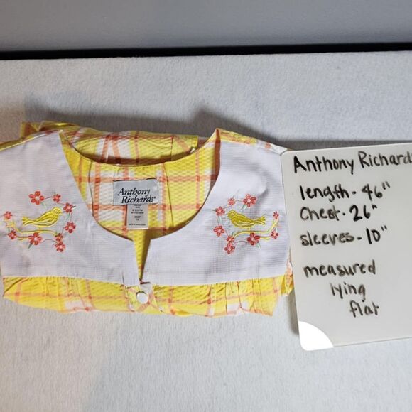 Anthony Richards House Dress Embroidered 1X NEW - Picture 8 of 8